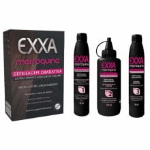 KIT EXXA DEFRISAGEM GRADATIVA ESCOVA MARROQUINA KIT EXXA DEFRISAGEM GRADATIVA ESCOVA MARROQUINA