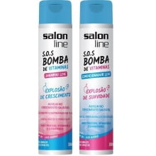 S.O.S. BOMBA DE CRESCIMENTO – KIT SHAMPOO + CONDICIONADOR – SALON LINE S.O.S. BOMBA DE CRESCIMENTO – KIT SHAMPOO + CONDICIONADOR – SALON LINE