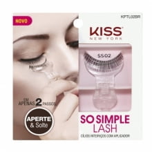 KISS NEW YORK - SO SIMPLE LASH - CÍLIOS INTEIRIÇOS COM APLICADOR SS02 - KISS NEW YORK KISS NEW YORK - SO SIMPLE LASH - CÍLIOS INTEIRIÇOS COM APLICADOR SS02 - KISS NEW YORK